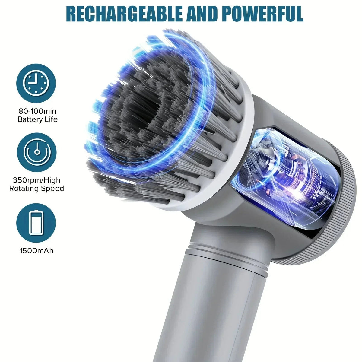 🧼 5-in-1 Magic Electric Cleaning Brush ✨ Stop Scrubbing. Start Cleaning Smarter!