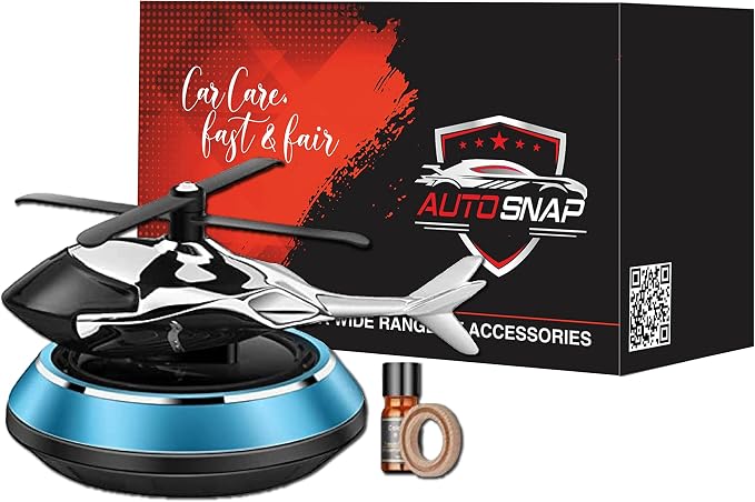 ☀️🚗 Solar Car Fragrance – Rotating Solar-Powered Car Perfume 🌸✨