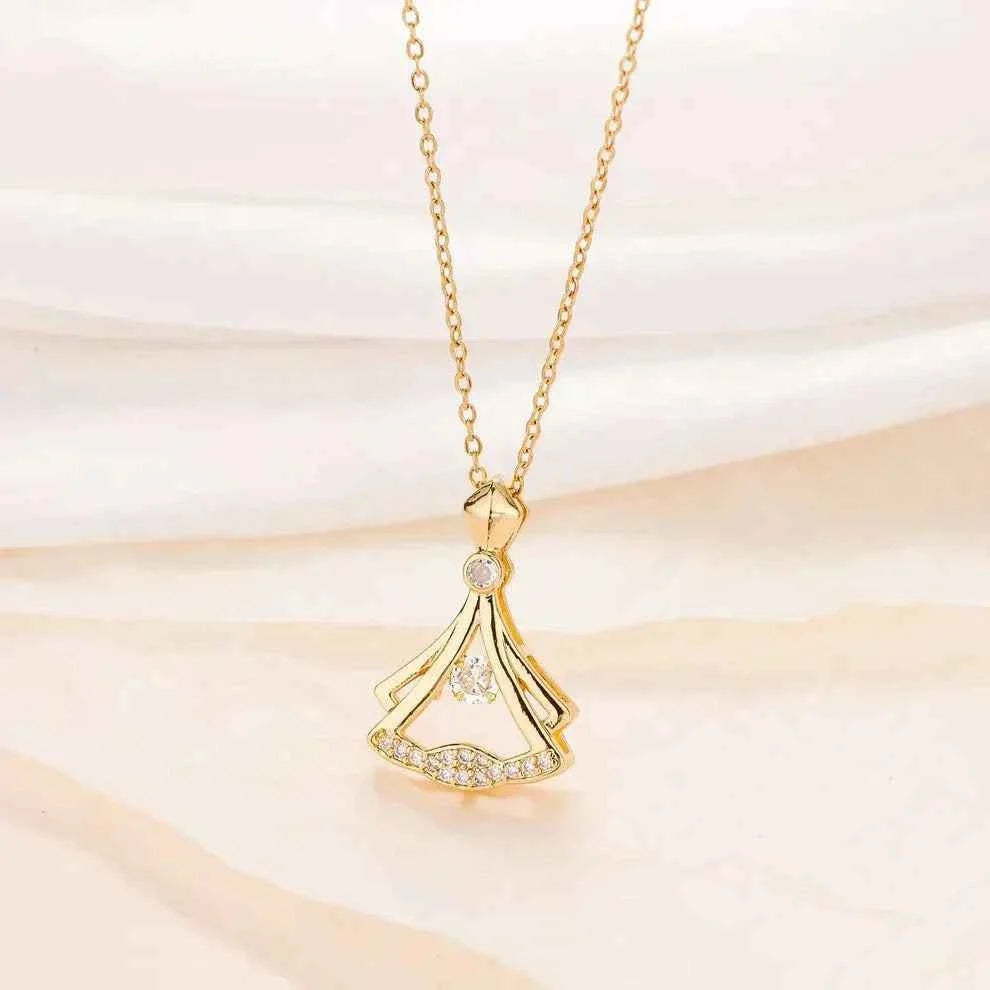 Rhinestone Pendant Necklace